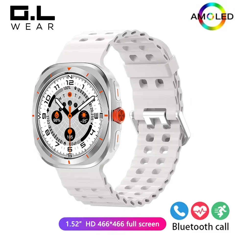 G.L Wear 2025 New Smartwatch for Men Heart Rate Monitoring Bluetooth Calling Fitness Tracking Pedometer Men's Smartwatch Ai-TechWorld 