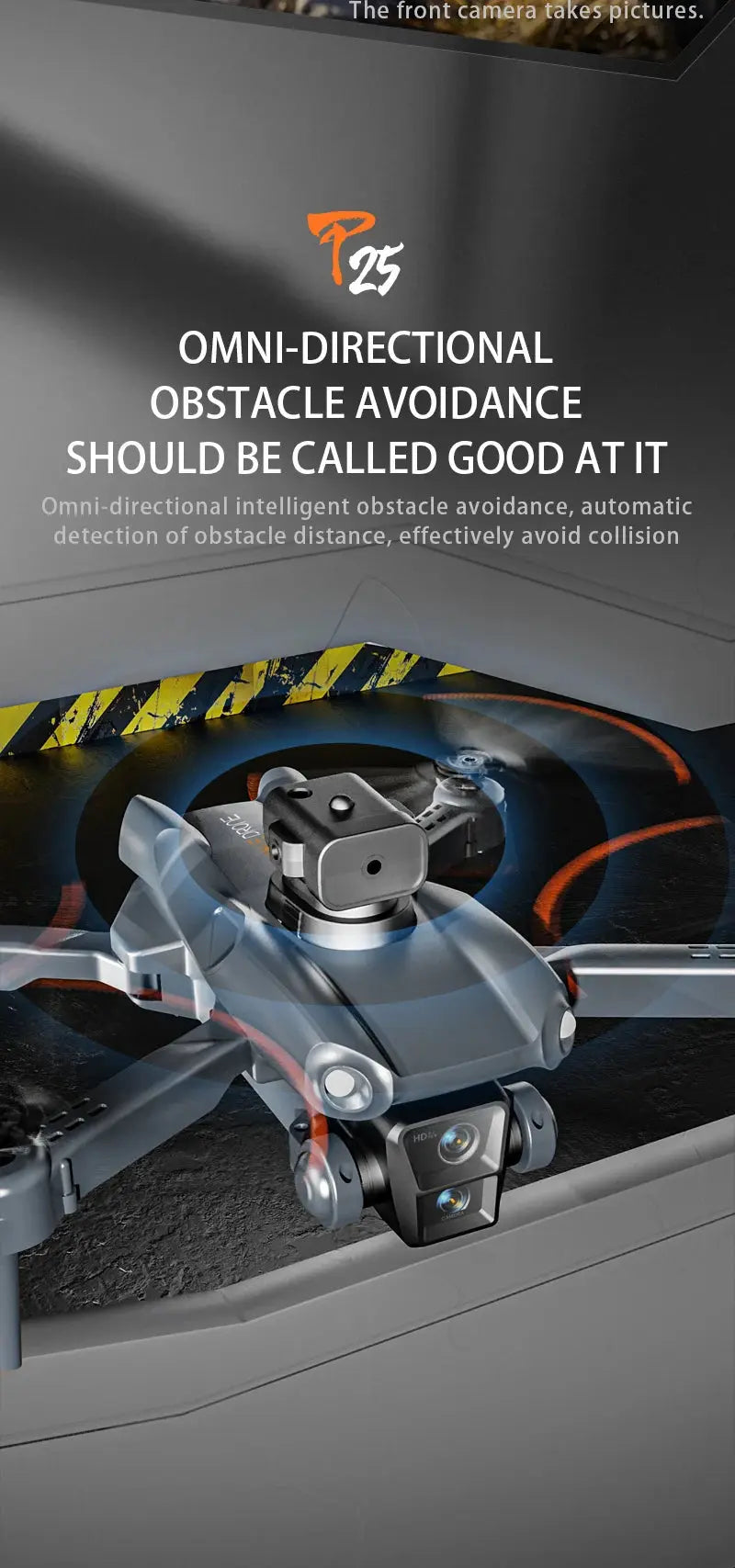 KBDFA P25 Drone 4K 8K HD Camera Aerial Photography Foldable RC Quadcopter Obstacle Avoidance Mini UAV Remote Control Toys Ai-TechWorld 