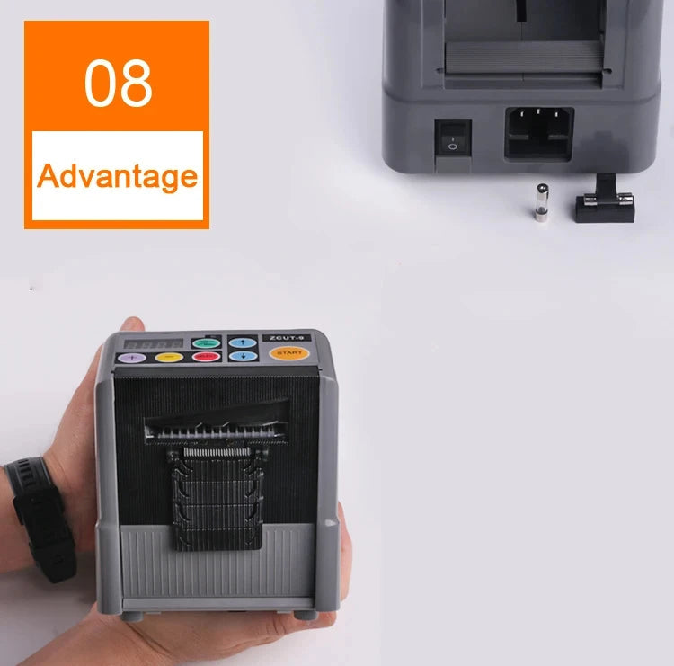 ZCUT-9 Automatic Adhesive Tape Machine Auto 6-60mm Tape Cutter Packaging Cutting Machine Electric 110V 220V Tools for Factory Ai-TechWorld 