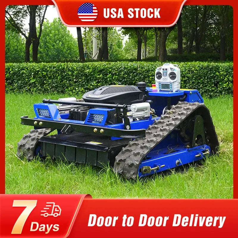 Remote Control Lawn Mower Crawler 7.5HP Tracked Radio Controlled - Ai-TechWorld