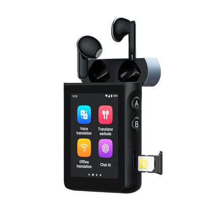 Wooask A9 4G+WiFi AI Translator Earbuds, Standalone Instant Translation Device with 144 Languages, ChatGPT,Phone Call Ai-TechWorld   ai-techworld