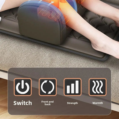 Multifunctional Lumbar Traction Massage Mattress Cushion Full Body Electric Shoulder Neck Waist Back Vibrations Removable Gift Ai-TechWorld 
