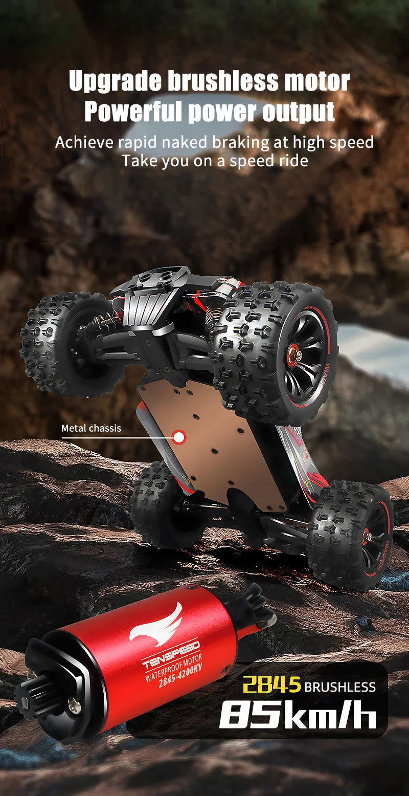 9522PRO 85KM/H High-speed RC Car Brushless Four-wheel Drive Off-road Drift 1:16 Professional Racing Car 9522 50KM/H Boy's Toy Ai-TechWorld 