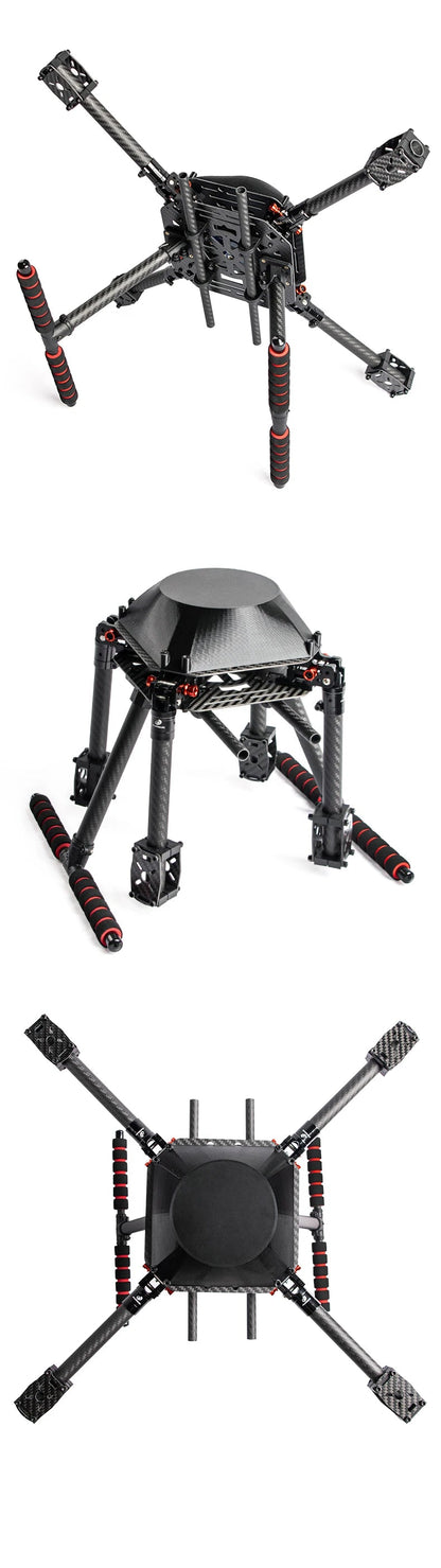 LX450 450mm full Carbon fiber Quadcopter Frame Umbrella shaped folding FPV Quad with Carbon Fiber Landing Skid F450 drone frame Ai-TechWorld 