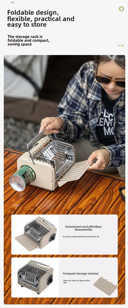 Outdoor Mini Heating Stove Camping Gas Stove Fishing Camping Heater Outdoor Portable Car 2024 Winter Camping Outdoor Supplies Ai-TechWorld 