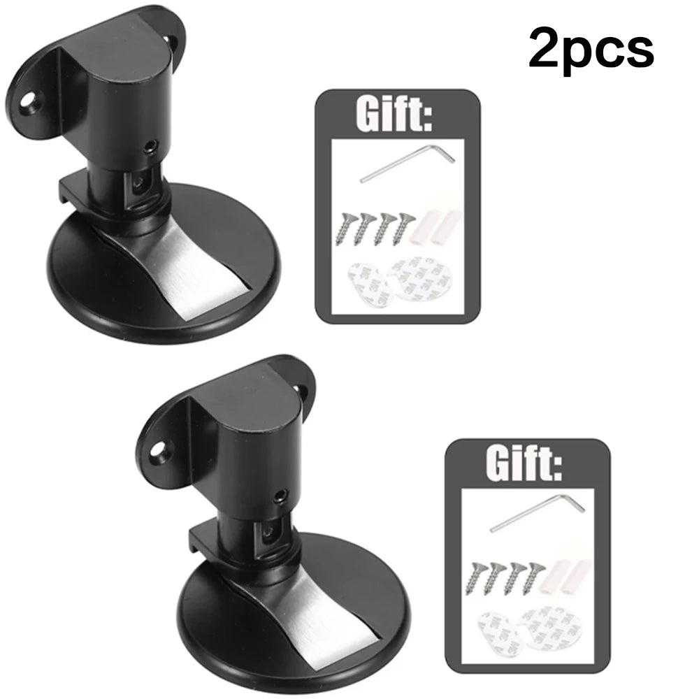 Adjustable Stainless Steel Door Stop Punch-free Strong Magnetic Anti-collision Door Stopper Invisible Bathroom Floor Door Stop Ai-TechWorld 