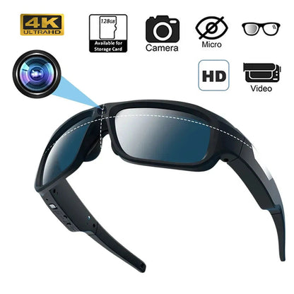 4K HD Glasses Camera Video Driving Record Cycling Video Smart Glasses With Eyewear Camcorder For Outdoor Mini Camera Ai-TechWorld 