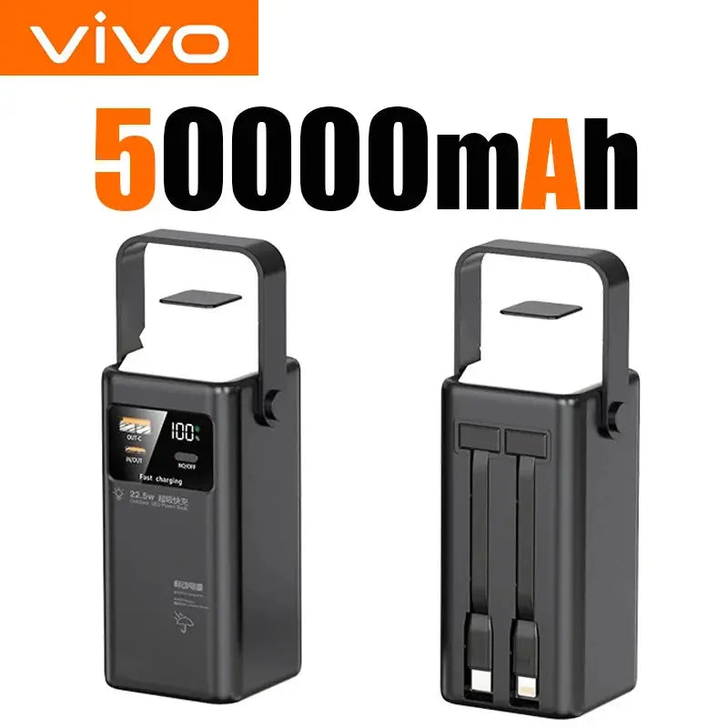 VIVO 80000mAh Power Bank Large Capacity Portable Outdoor Emergency Ai-TechWorld 