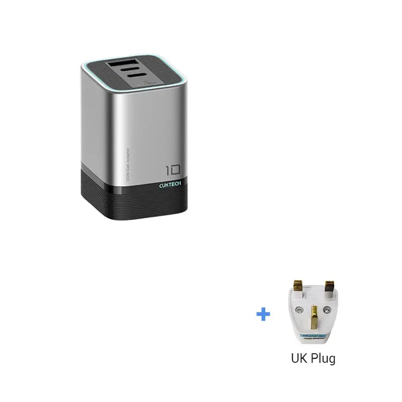 CUKTECH No.10 GaN Charger Mini 120W 3 Ports USB-C Charger Ai-TechWorld 