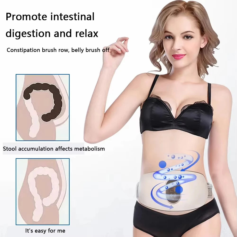 Rechargeable Waist Slimming Belt Fitness Massager Weight Loss Body Shaping Constipation Relief Instrument Ai-TechWorld 