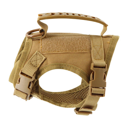 Tactical Puppy Harness Leash For Small Dogs Cats Adjustable Kitten Vest For Military Service Dog Working Training Walking Ai-TechWorld 