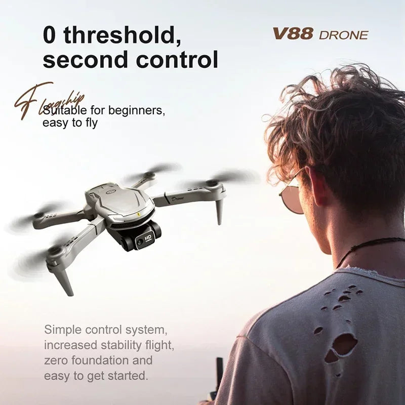 For Xiaomi V88 Drone 8K 5G GPS Professional HD Aerial Photography Remote Control Aircraft HD Dual Camera Quadcopter 4k drone Ai-TechWorld 