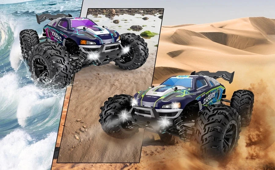 4WD Remote Control Car Off Road 4x4 RC High Speed Buggy Truck Super Brushless 50 or 80KM/H Fast Drift Racing Toy Kids Adults Ai-TechWorld 