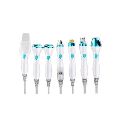 2025 Newest Profession 7 In 1 Smart Facial Cleansing Skin Analyze Deep Pore Vacuum Lift Anti-aging Beauty Machine Ice Blue Ai-TechWorld 