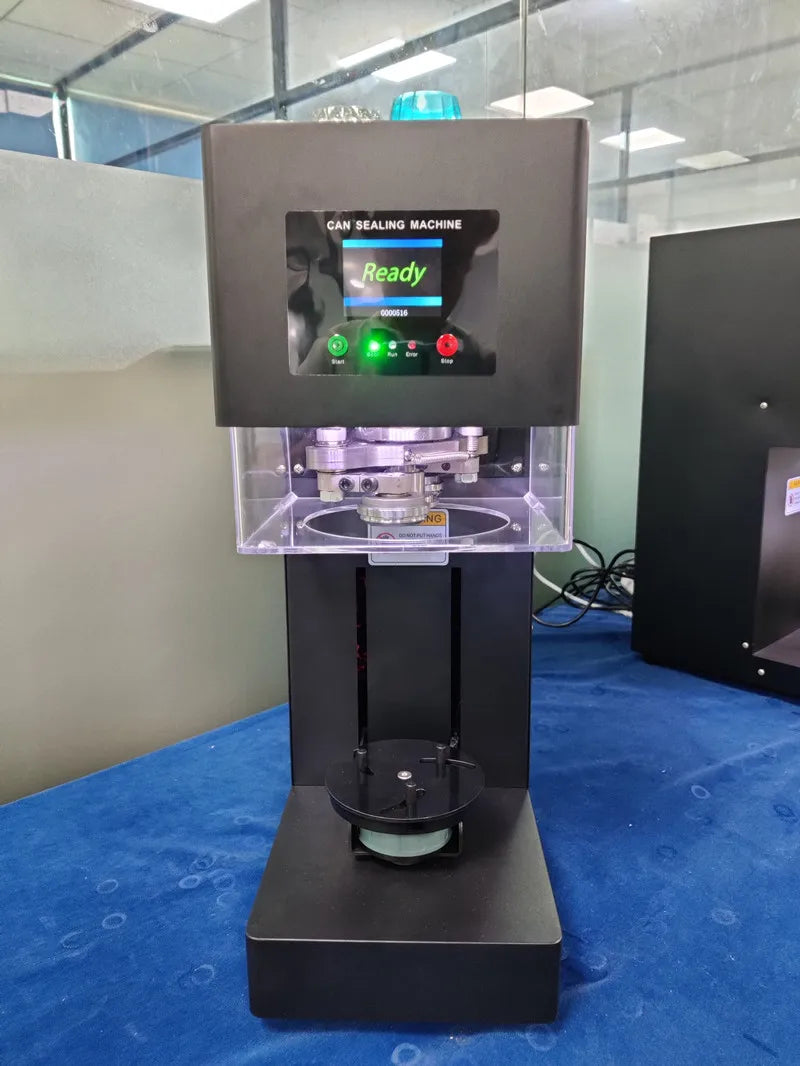 New Technique 5S Intelligent Can Sealing Machine Automatic Lifting And Lowering Non Rotary Plastic PET Tin Jar Beer Cans Seamer Ai-TechWorld 