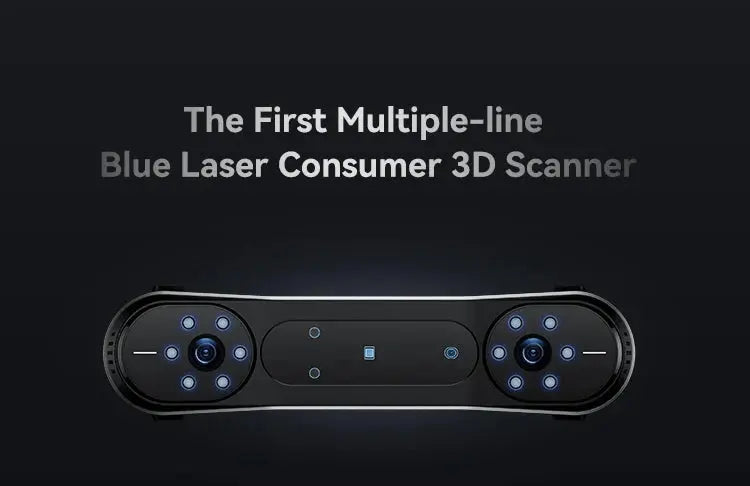 Creality 3D Scanner CR-Scan Raptor Blue NIR Light 0.02mm Accuracy 60FPS Anti-Shake Tracking Scanning Color Scanner for 3D Printe Ai-TechWorld 