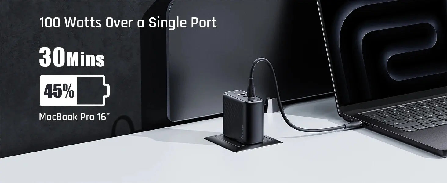 VOLTME 100W GaN Charger For Macbook Tablet USB Type C Charger Fast Charging Charger For iPhone 15 14 13 12 Quick Charge 4.0 3.0 Ai-TechWorld 