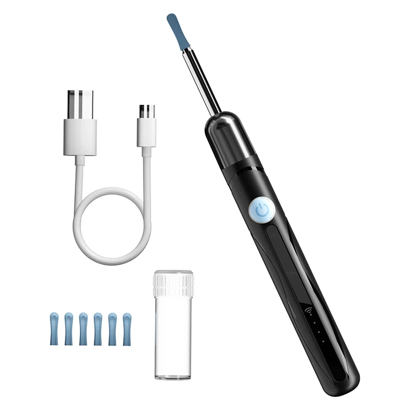 WiFi Endoscope 4.2mm 1080P Ear Picker Camera with Ear Spoon Base for iOS/Android Ear Cleaning Otoscope with Ear Wax Removal Tool Ai-TechWorld 