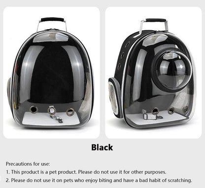 Pet Cat Carrying Bag Space Pet Backpacks Breathable Portable Transparent Backpack Puppy Dog Transport Carrier Space Capsule Bags Ai-TechWorld 