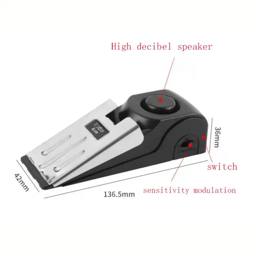 Secure Your Home or Apartment Anywhere with This Portable Door Stop Alarm! Ai-TechWorld 