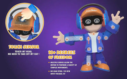 Meteer AI Smart Robot | Voice Chat,Music Dancing Bluetooth,Pet companionship,App Controlled,Birthday Christmas Party Gifts Ai-TechWorld 