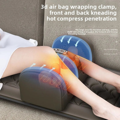 Multifunctional Lumbar Traction Massage Mattress Cushion Full Body Electric Shoulder Neck Waist Back Vibrations Removable Gift Ai-TechWorld 