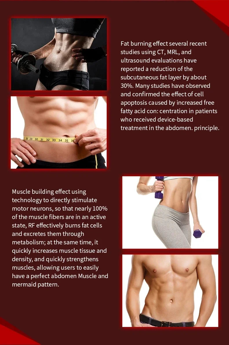 15tesla Professional 6500W 200HZ RF Body Shaping Slimming Weight lose Burns fat Muscle Enhancement massage Machine Ai-TechWorld 