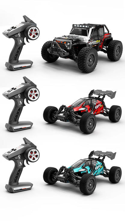 Teeggi 16101 /16102 PRO 1:16 High Speed RC Car With LED Light Drift 70KM/H 4WD RC Off-Road Car Monster Truck Toy For Kid Gifts Ai-TechWorld 