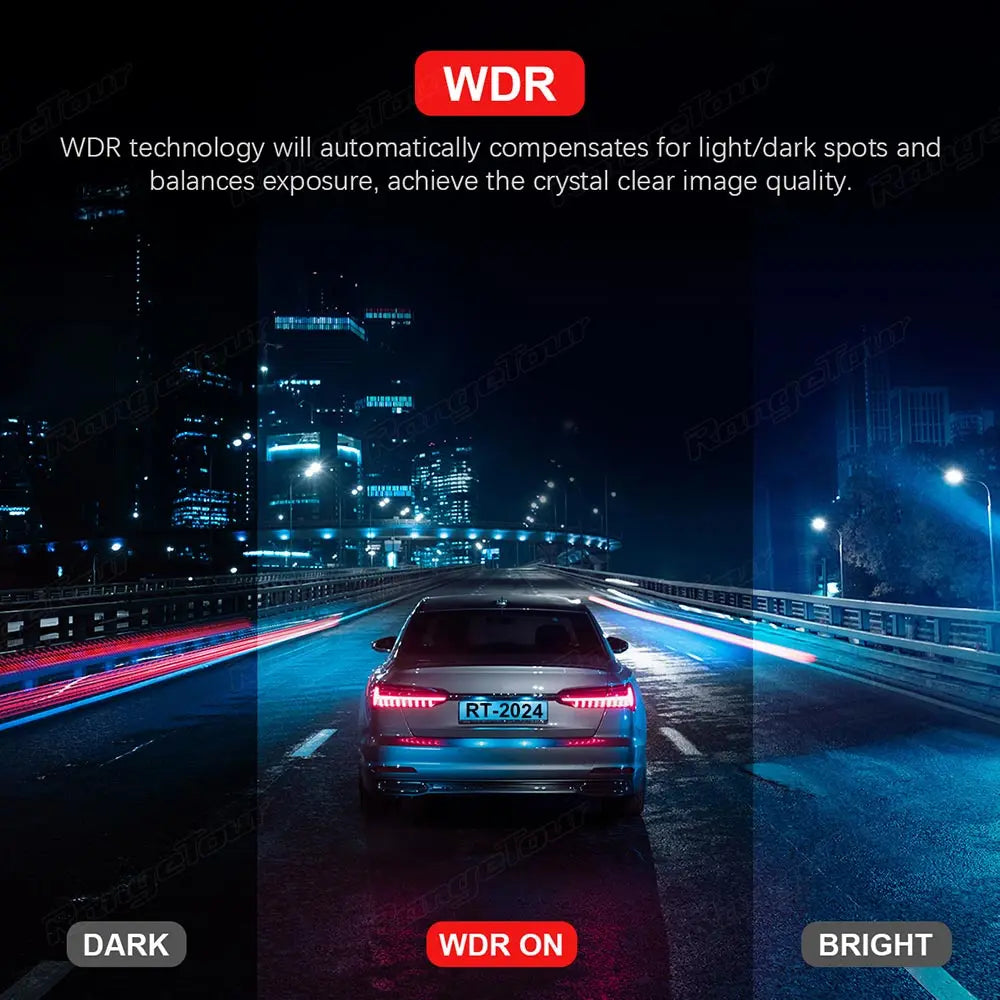 4K 2160P WIFI GPS Logger Dual Lens Car DVR Novatek 96663 Chip Sony image Sensor Night Vision Dual Camera Dash Cam Recorder D30H Ai-TechWorld 