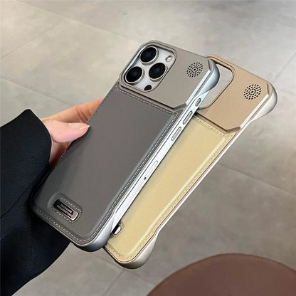 Business Aromatherapy Leather Case for iPhone 17 Air 16 15 14 Plus 13 12 11 Pro Max For Magsafe Magnetic Frameless Armor Cover Ai-TechWorld 
