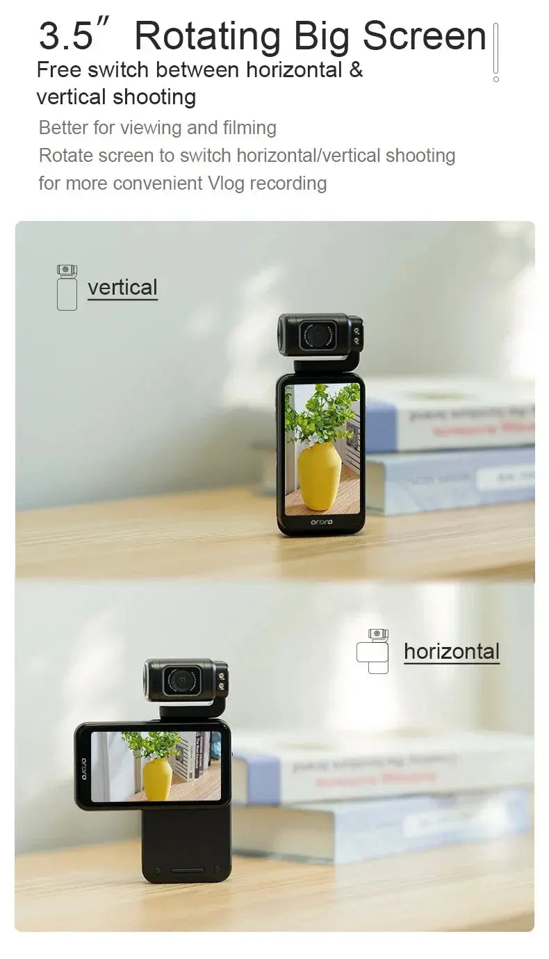 5K 30FPS 4K 60FPS Digital Video Camera, 3.5" Touch Screen,Vlogging Ai-TechWorld 