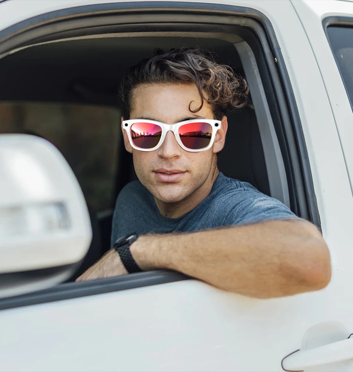 AI Smart Glasses 5 Million Pixels Recording Videos Photo Recognition Answer Translation 290mAh IP66 Waterproof Bluetooth Glasses Ai-TechWorld 