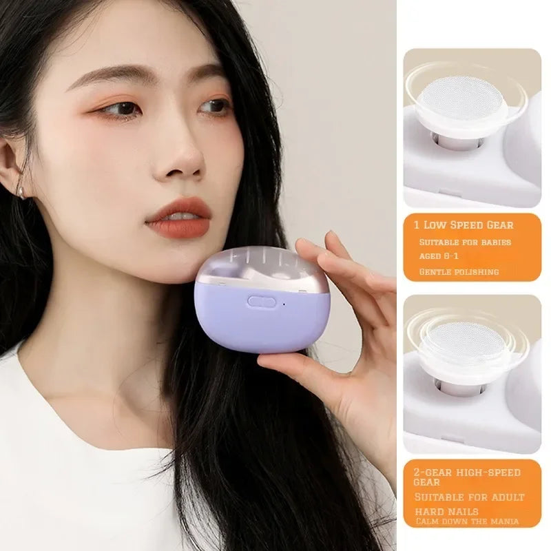 1 Pcs Electric Automatic Nail Clipper Manicure Nail Trimmer For Adult Ai-TechWorld 