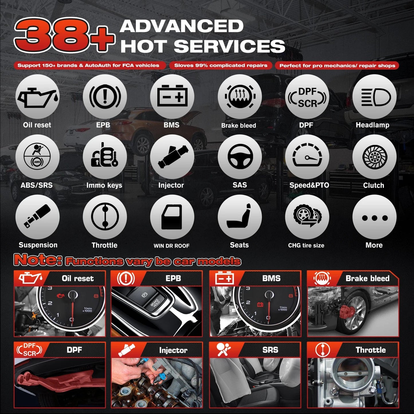 Autel MaxiCOM MK808BT PRO Car Automotivo Diagnostic Tools Bluetooth OBD2 Scanner Code Reader Diagnosis Tool PK MK808KBT MK808S Ai-TechWorld 