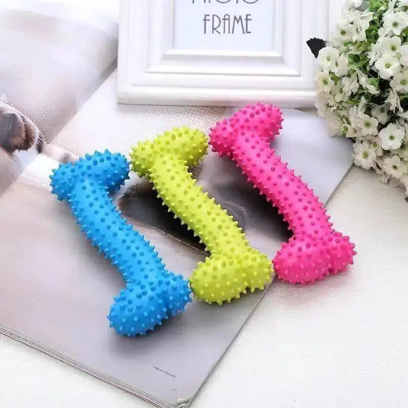 Pet Toys for Small Dogs Rubber Resistance To Bite Dog Toy Teeth Cleaning Chew Training Toys Pet Supplies Puppy Dogs Ai-TechWorld 