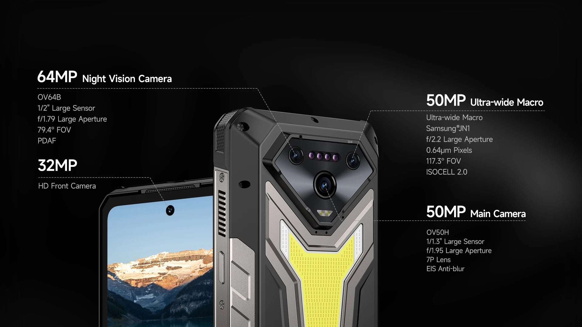 【World Premiere】Ulefone Armor 34 Pro 5G AI Rugged Phone 25500mAh Up to 32GB+512GB Built-in Projector 120Hz 6.95" NFC Smartphone Ai-TechWorld 