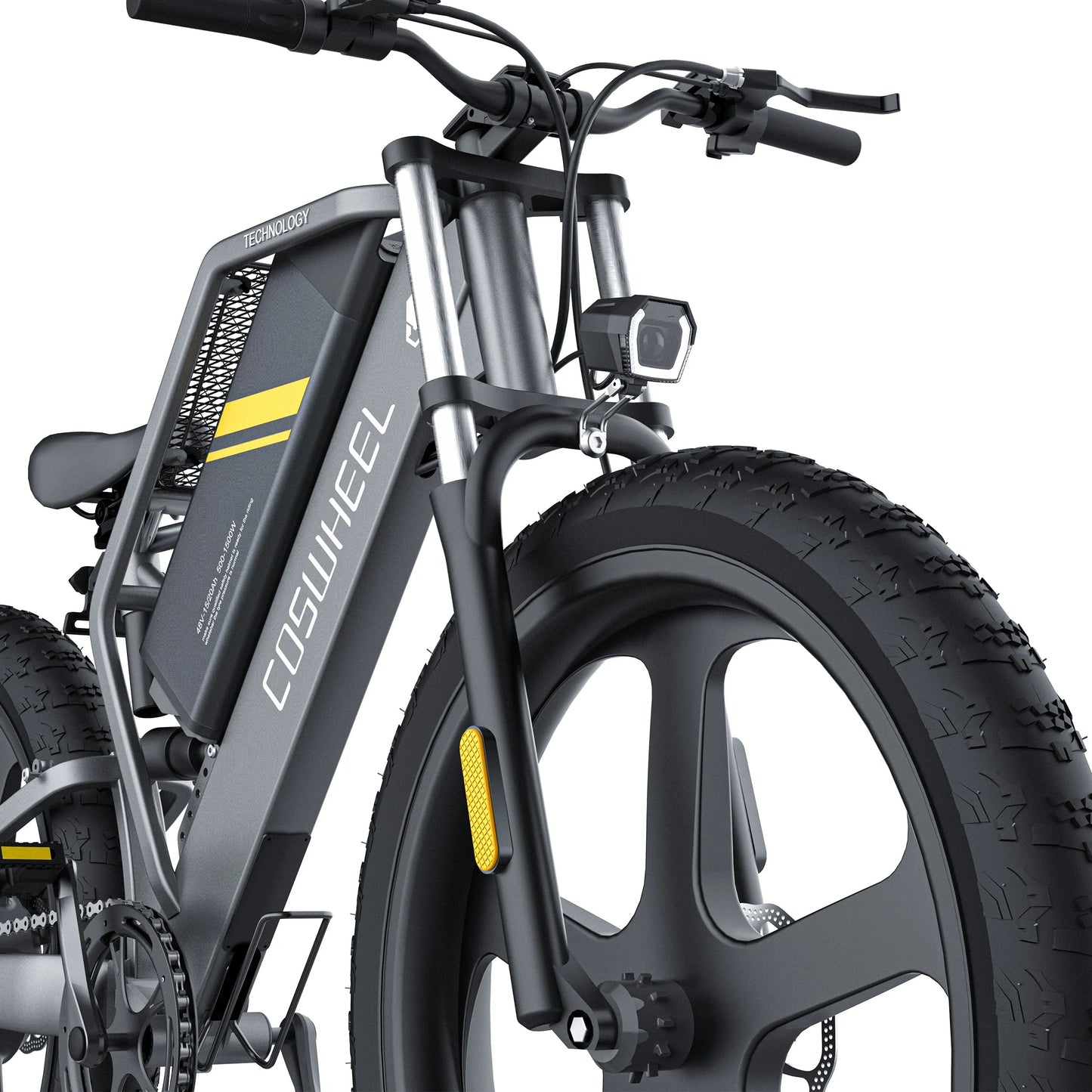 Coswheel T26 adult E-bike 500W 48V20Ah battery commute Electric Bike,26-inch Fat Tire E-Mountain bike Ai-TechWorld 
