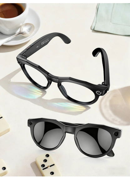 2026 New 4K HD AI Smart Glasses Men 800W Pixel Camera Bluetooth Call 4GB WIFI Transmission Voice Assistant Smart Glasses Women Ai-TechWorld 