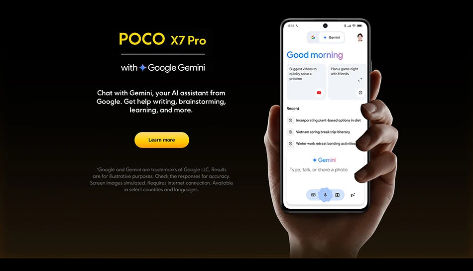 【Brand+】POCO X7 Pro Smartphone Dimensity 8400-Ultra 6000mAh 90W HyperCharge 6.67" AMOLED display NFC Xiaomi HyperOS 2 Ai-TechWorld 