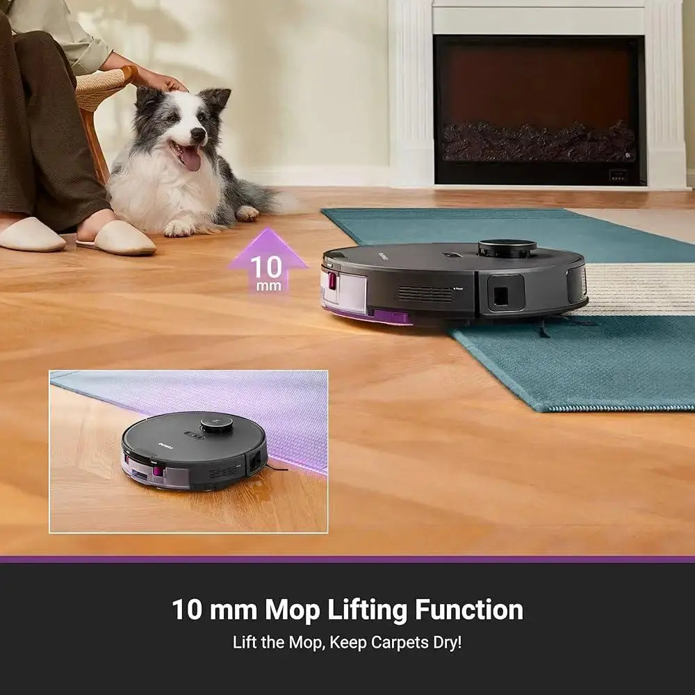 Robot Vacuum Cleaner Self Emptying Station Suction Power LiDAR Navigation Ai-TechWorld 