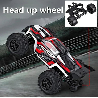 WLtoys 1:16 Scale Large RC Car 50km/h High Speed 4WD Children Toy for Boys Remote Control Car 2.4G Off Road Monster Truck RC Toy Ai-TechWorld 