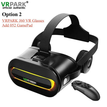 Original J60 4K Wireless Virtual Reality VR Glasses Stereo 3D Videos Google Cardboard Box Headset Helmet for Smartphone Max 6.7" Ai-TechWorld 