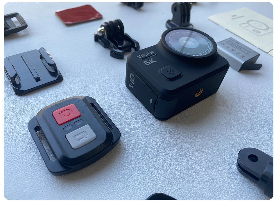 CERASTES V10 5K Action Camera Electronic Image Stabilization 2" Touch LCD 4K Waterproof Action Camera Dashcam Motion Detection Ai-TechWorld 