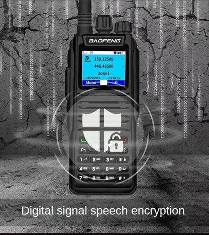 Baofeng 1701 Upgrade DM-1702 Openg GD77 GPS Dual Mode Analog And Digital Walkie Talkie Tier 1+2 Dual Time Slot VHF 136-174 UHF 4 Ai-TechWorld 