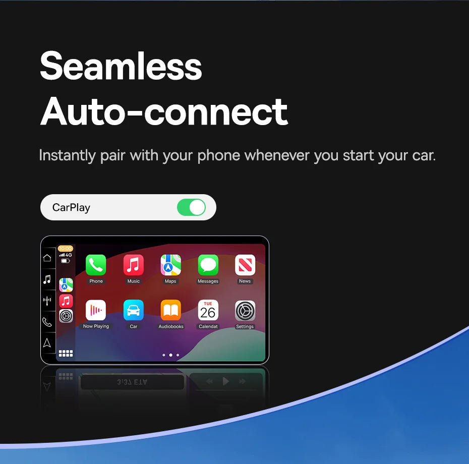 Baseus Wireless CarPlay Wired to Wireless CarPlay Adapter Auto Connect Car Intelligent Systems Plug&Play Bluetooth Smart CarPlay Ai-TechWorld 