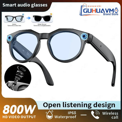 2026 New 4K HD AI Smart Glasses Men 800W Pixel Camera Bluetooth Call 4GB WIFI Transmission Voice Assistant Smart Glasses Women Ai-TechWorld 