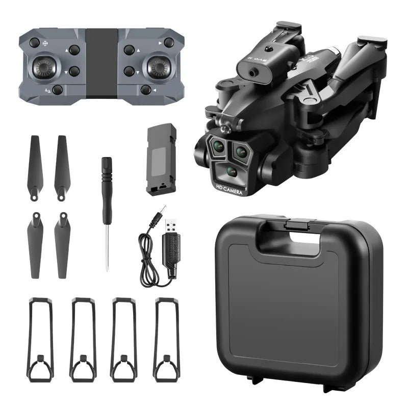 K10 Max 4k/8k Drone Profesional With Three Camera Intelligent Optical Flow Localization Four-way Obstacle Avoidance Toy plane Ai-TechWorld 