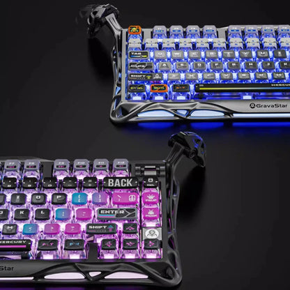 GravaStar K1 Pro Breaking Cocoon Mechanical Keyboards Long Battery Life Wireless Custom Tri-Mode Gaming Keyboard PC E-Sport Gift Ai-TechWorld   ai-techworld