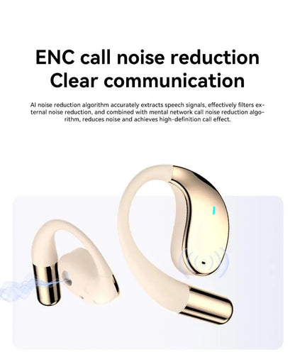 MZYMI Q39 AI Translation Wireless Earphone TWS Ear Hook Sport Running Bluetooth Headset ENC Noise Cancelling Headphone With Mic Ai-TechWorld 