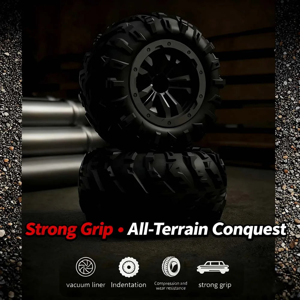 1:16 4WD 70+KM/H High Speed RC Car with Box All Terrain Application 2.4G Remote Control Car with LED Dirt Bike Toys for Children Ai-TechWorld 